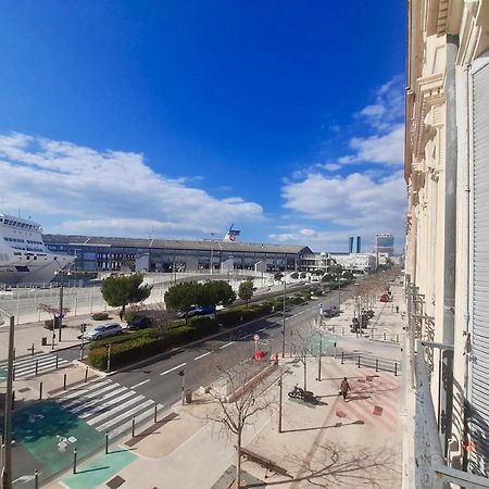 Spacieux Et Lumineux Appartement Vue Mer Joliette Marsilia Exterior foto